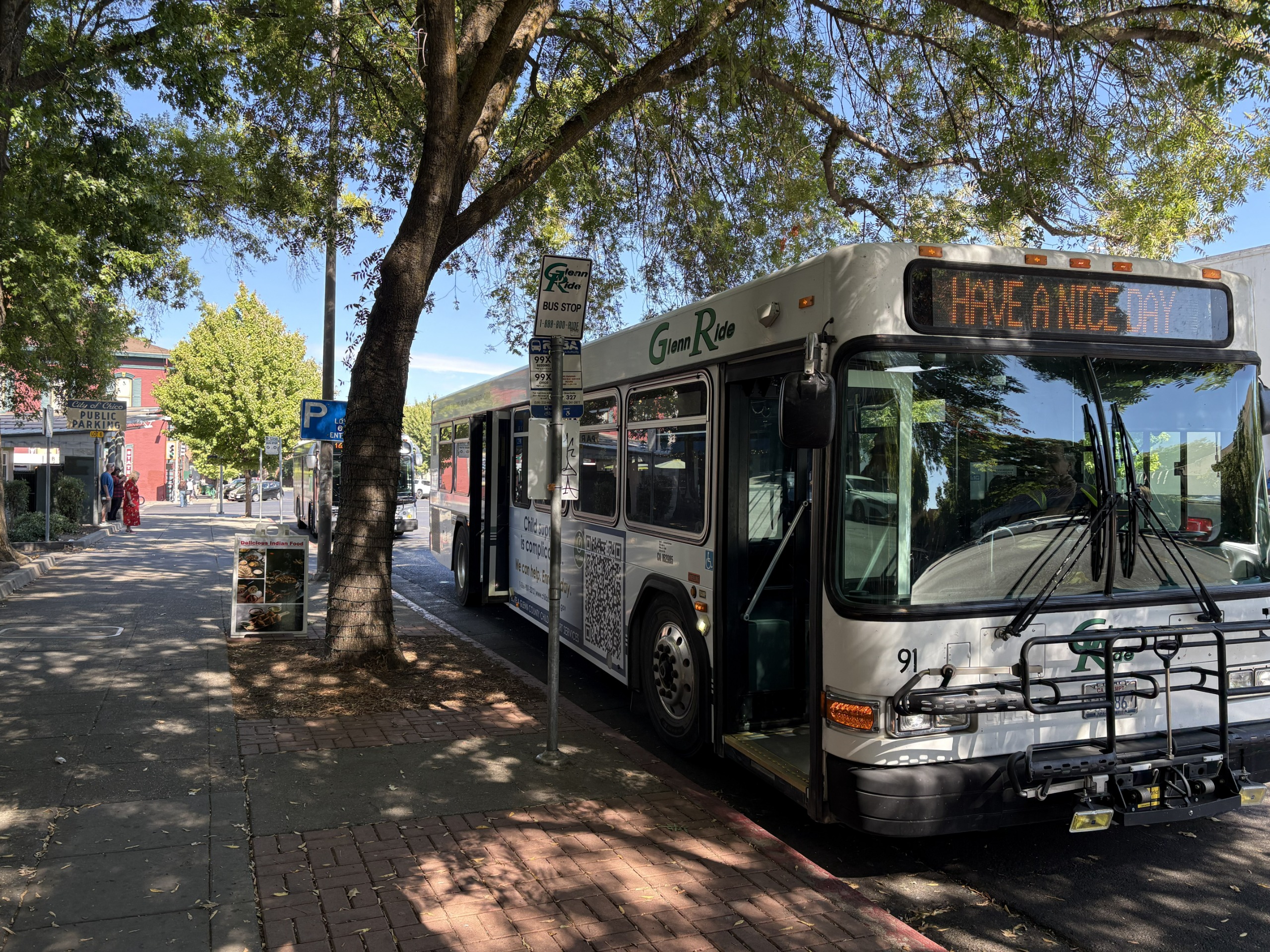 Glenn Ride bus in Chico